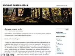 Sites similar to dominoscoupon89.wordpress.com
