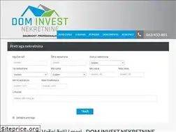 Sites similar to dominvestnekretnine.rs