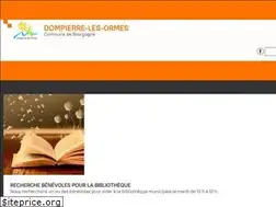 Sites similar to dompierrelesormes.fr