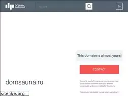 Sites similar to domsauna.ru