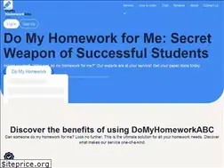 Sites similar to domyhomeworkabc.com