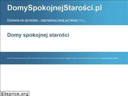 Sites similar to domyspokojnejstarosci.pl