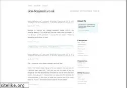 Sites similar to don-benjamin.co.uk