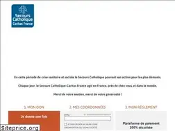 Sites similar to don.secours-catholique.org