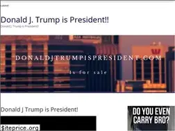 Sites similar to donaldjtrumpispresident.com