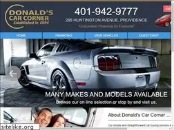 Sites similar to donaldscarcorner.net