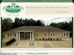 Sites similar to donaldsonfunerals.com