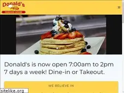 Sites similar to donaldspancakehouse.com