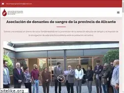 Sites similar to donantesangrealicante.org