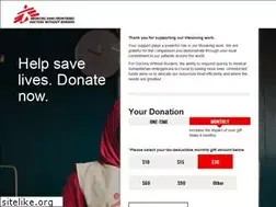 Sites similar to donate.doctorswithoutborders.org