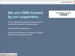 Sites similar to donate.greenpeace.org.au