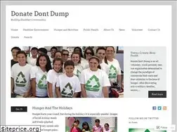 Sites similar to donatedontdump.net