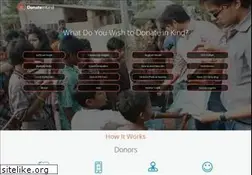 Sites similar to donateinkind.in