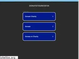 Sites similar to donatetounicef.in