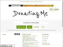 Sites similar to donating.me