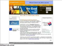 Sites similar to donations.com.au