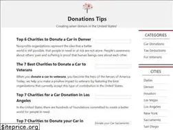Sites similar to donationstips.com