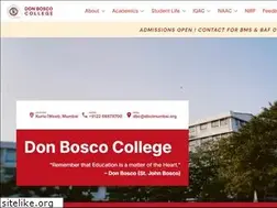 Sites similar to donboscocollege.in