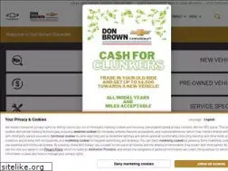 Sites similar to donbrownchevrolet.com
