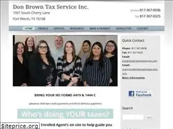 Sites similar to donbrowntaxservice.com