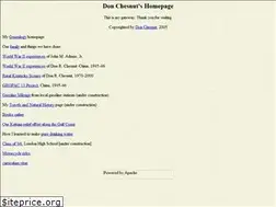 Sites similar to donchesnut.com