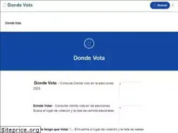 Sites similar to donde-vota.com