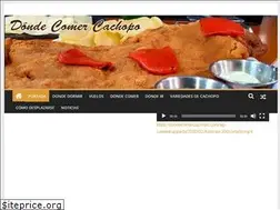 Sites similar to dondecomercachopo.com