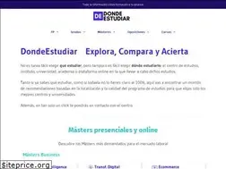 Sites similar to dondeestudiar.eu