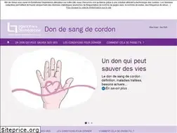 Sites similar to dondesangdecordon.fr