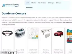 Sites similar to dondesecompra.com