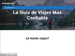 Sites similar to dondeviajar.org
