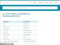 Sites similar to dondeycuanto.com