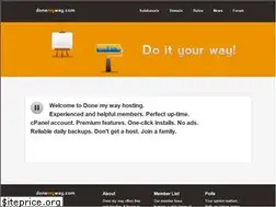 Sites similar to donemyway.com