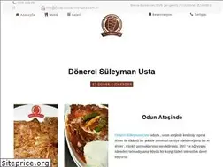 Sites similar to donercisuleymanusta.com.tr