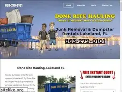 Sites similar to doneritehaulinglakeland.com