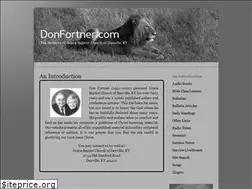 Sites similar to donfortner.com
