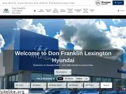 Sites similar to donfranklinlexingtonhyundai.com