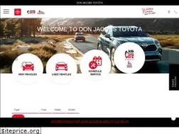Sites similar to donjacobstoyota.com