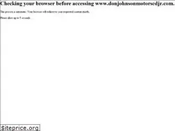 Sites similar to donjohnsonmotorscdjr.com