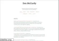 Sites similar to donmccurdy.com