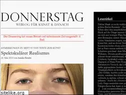 Sites similar to donnerstag-blog.com