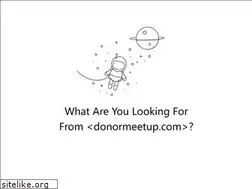 Sites similar to donormeetup.com