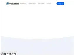 Sites similar to donorsavings.com
