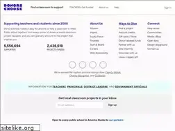 Sites similar to donorschoice.com