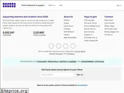 Sites similar to donorschoose.com