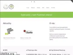 Sites similar to donorsforum.sk