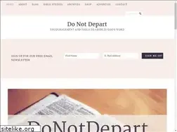 Sites similar to donotdepart.com