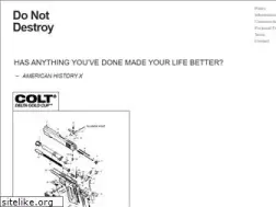 Sites similar to donotdestroy.com