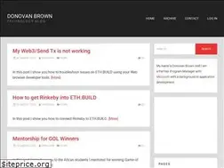 Sites similar to donovanbrown.com