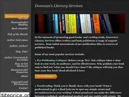 Sites similar to donovansliteraryservices.com
